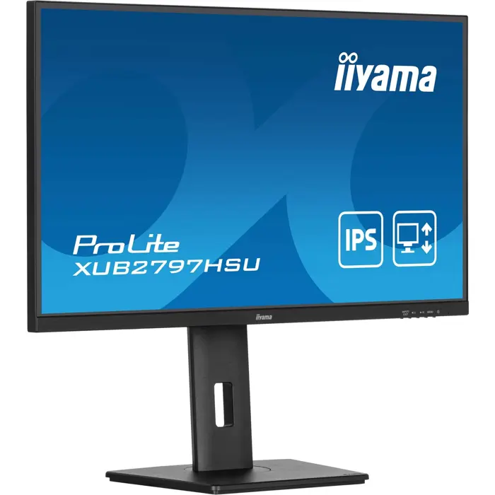 iiyama ProLite XUB2797HSU-B2, LED monitor - 27 - black (matt), FullHD, IPS, USB hub, 100Hz panel