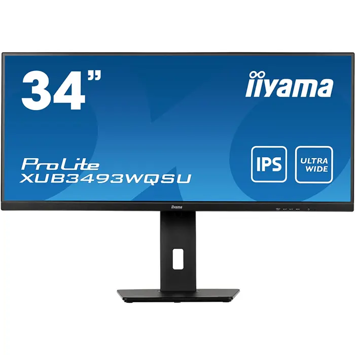 iiyama ProLite XUB3493WQSU-B5, LED monitor (86 cm (34 inch), black, QHD, 75 Hz, HDMI)