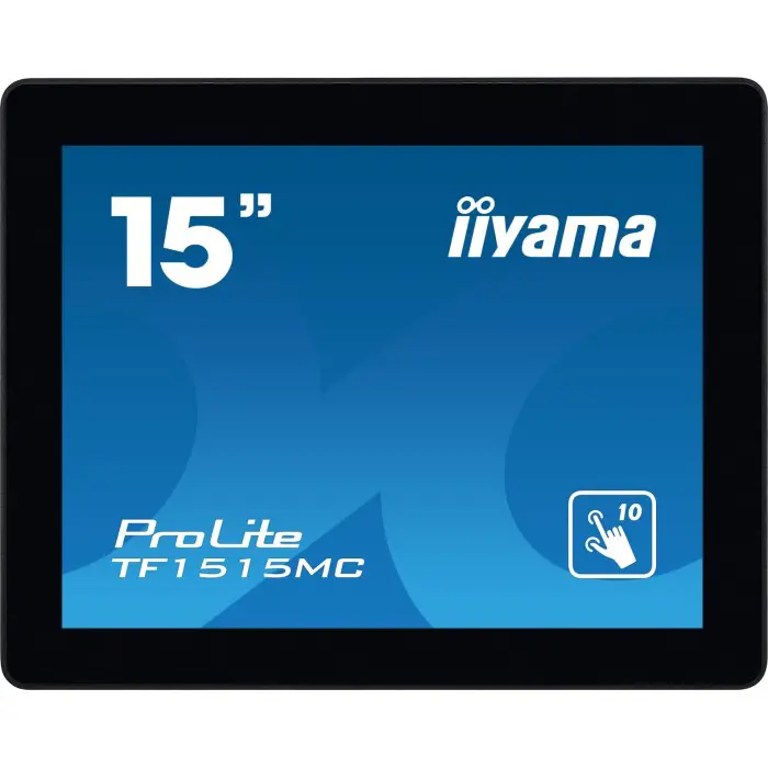 iiyama TF1515MC-B2, LED monitor (black, WVGA, HDMI, touchscreen)