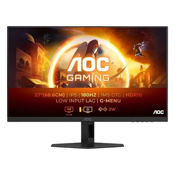 Monitor AOC 27G4XE 27" FHD 180Hz / 0.5ms MPRT / NVIDIA G-SYNC (black)