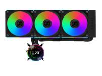 Komplet za tekočinsko hlajenje AIO Liquid Cooler Lian Li HydroShift II LCD-C 360CL, črn - GHS2LCD36RB