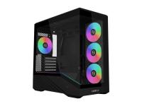 Računalniško ohišje Lian Li Vector V100 MINI, Micro-ATX, kaljeno steklo, črno - G99.V100RMIX.00