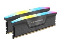 RAM DDR5 64GB Kit (2x 32GB) 6000MT/s CL40 1.35V, Corsair Vengeance RGB - CMH64GX5M2D6000Z40