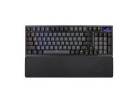 Tipkovnica ASUS ROG Azoth 96 HE Wireless, ROG HFX V2 Analog, PBT, OLED, RGB, USB, US - 90MP040H-BKUA20