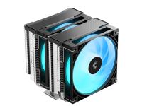 Hladilnik za procesor DeepCool AG620 G2 ARGB, 2x 120mm, črn - R-AG620-BKAMMG2-G