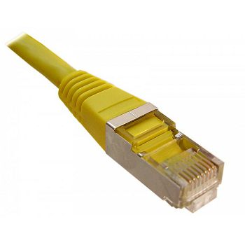InLine 0.5m patch cable 1000 Mbit RJ45 - yellow-72550Y