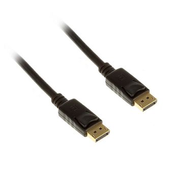 InLine 4K (UHD) DisplayPort Kabel, black - 1m 17101P