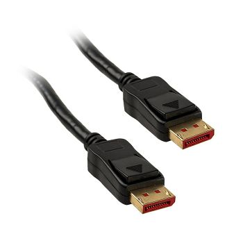 InLine 8K (UHD-2) DisplayPort Kabel, black - 1,5m 17211P