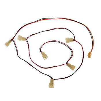 InLine Ventilator-Adapter kabel 3-Pin na 6x 3-Pin 33436