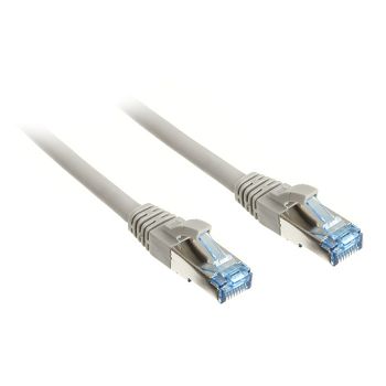 InLine patch cable Cat.6A, S/FTP (PiMf), 500MHz, gray - 15m 76815
