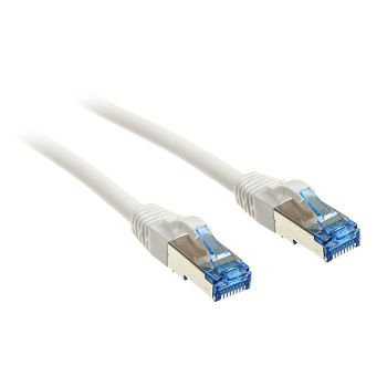 InLine Patchkabel Cat.6A, S/FTP (PiMf), 500MHz, white - 1m 76811W