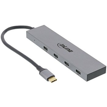 InLine USB-C-Hub, USB 3.2, 4x USB-Typ-C 35392B