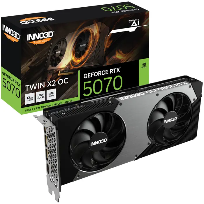 Inno3D GeForce RTX 5070 TWIN X2 OC NVIDIA 12 GB GDDR7