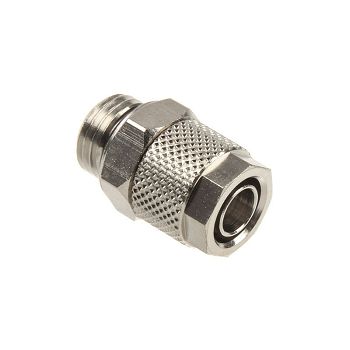 Innovatek connection straight G1/4 inch AG to 10/8mm - silver 