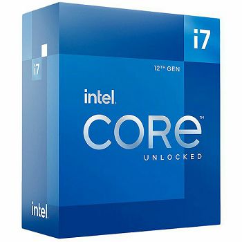 Intel CPU Desktop Core i7-12700KF (3.6GHz, 25MB, LGA1700) box