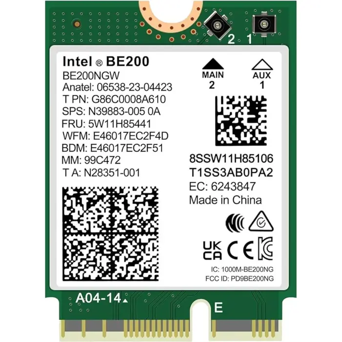 Intel Wi-Fi 7 BE200 vPro, WLAN adapter (bulk)