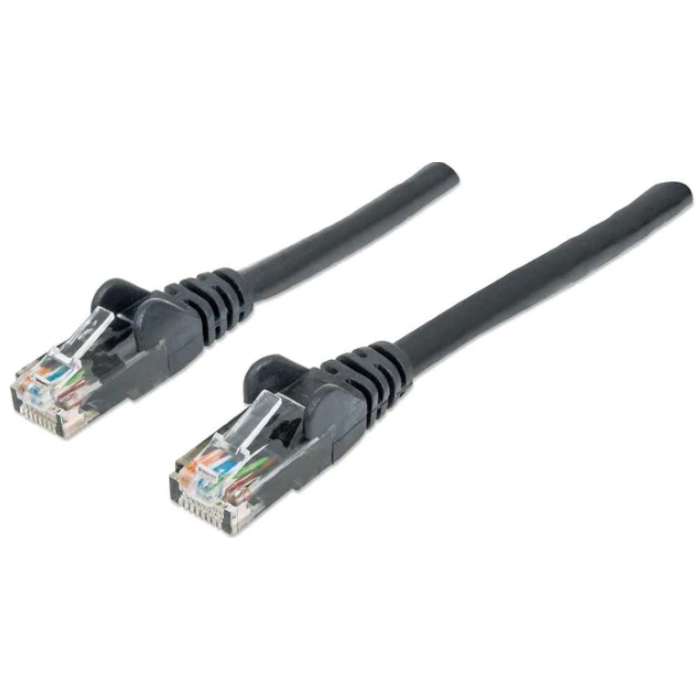 Intellinet UTP Cat6,CCA,U/UTP, PVC, RJ45,15m, crni