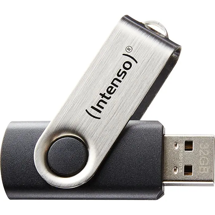 Intenso Basic Line 64GB, USB flash drive (silver / black, USB-A 2.0)