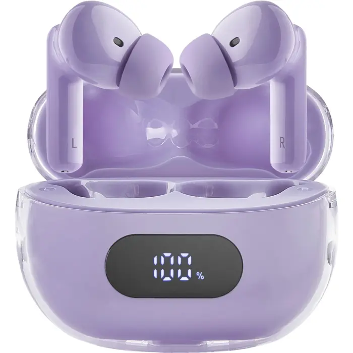 Intenso Buds Plus T313AE, headset (purple)
