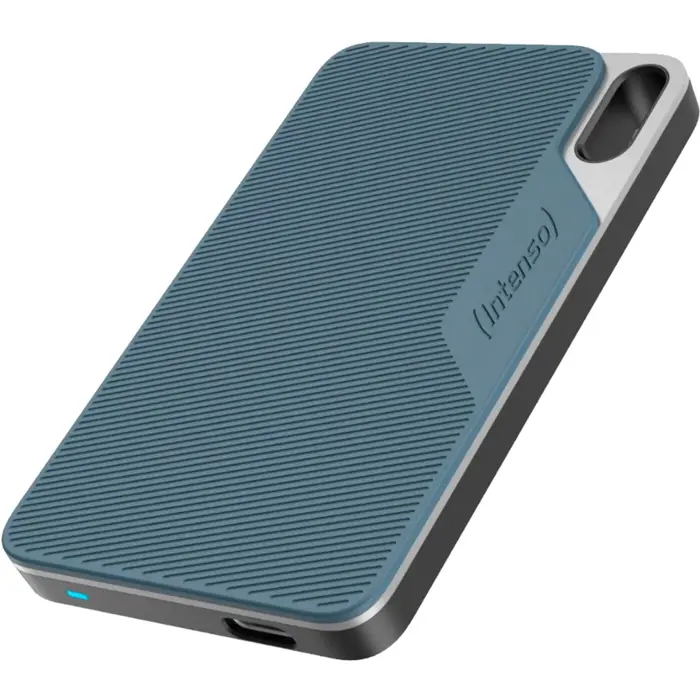 Intenso External SSD TX100 250 GB (blue-grey, USB-A 3.2 Gen 1 (5 Gbit/s))
