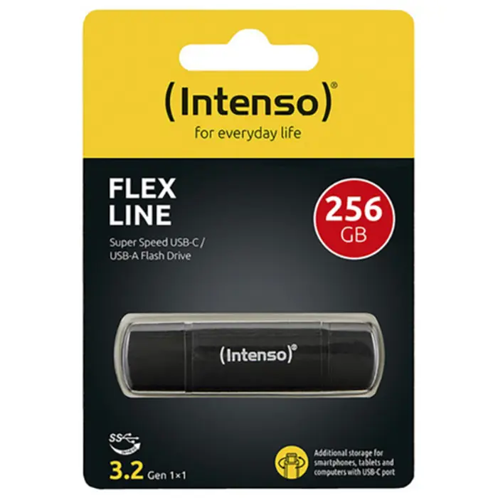 Intenso Flex Line 256 GB (black, USB-C and USB-A)