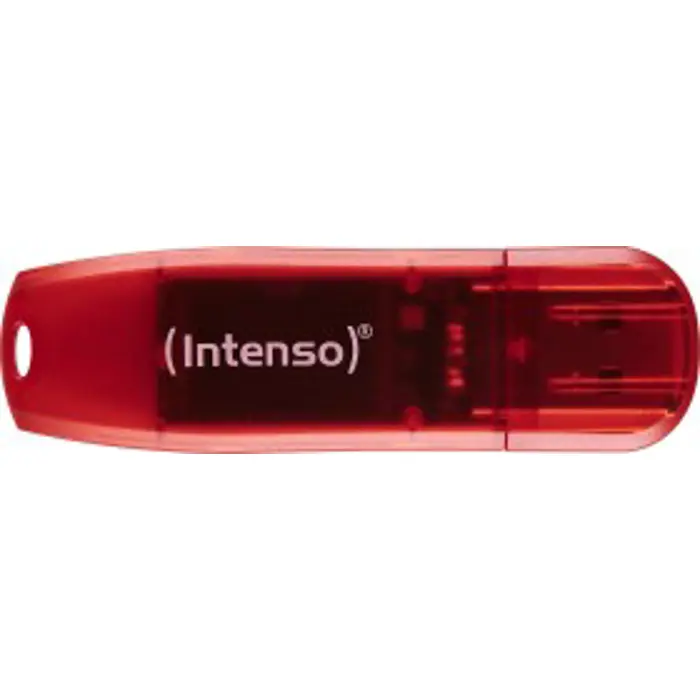 Intenso Rainbow Line 128 GB, USB stick (red, USB 2.0)