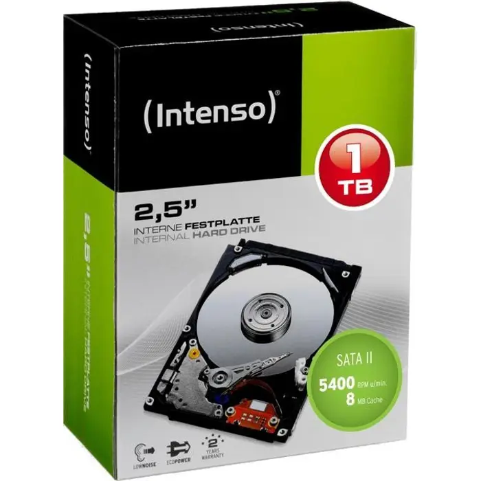 Intenso Top Performance 1 TB Solid State Drive (black, SATA 6 GB / s, 2.5 ")
