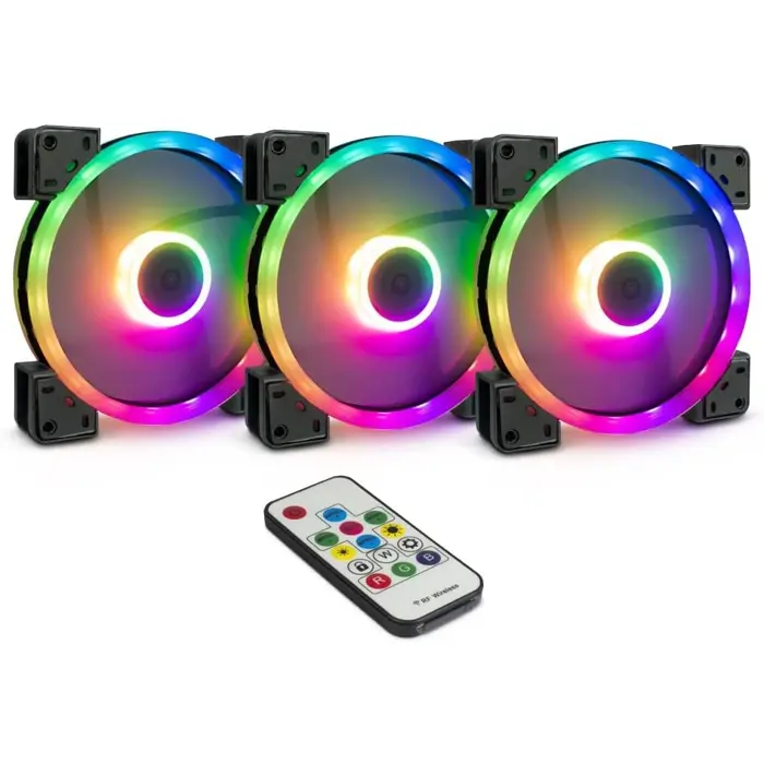 Inter-Tech Argus RGB Set RS-14 3x140mm - 88885536