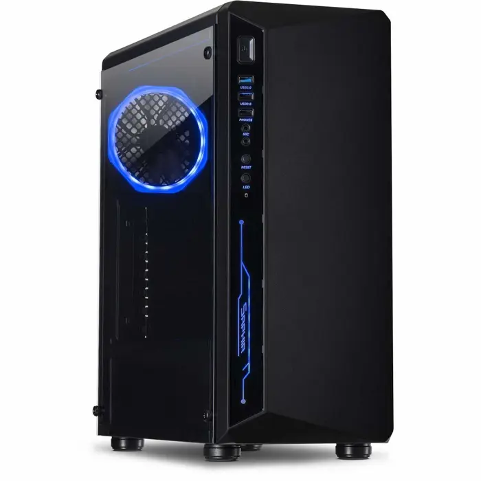 Inter-Tech C-3 Saphir - black window