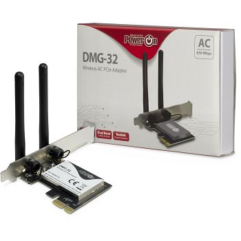 INTER-TECH DMG-32 WLAN 650 Mbps Wi-Fi PCIe adapter 