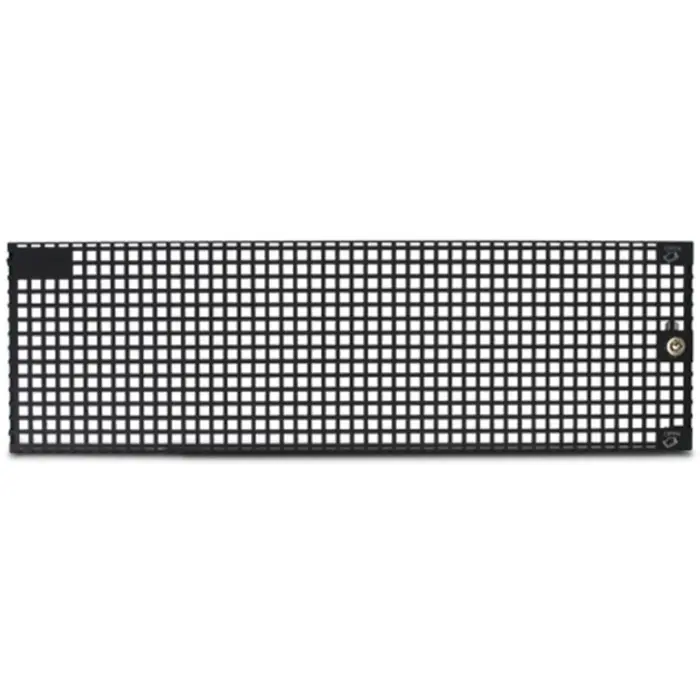 Inter-Tech front grille 3U, cover (black)