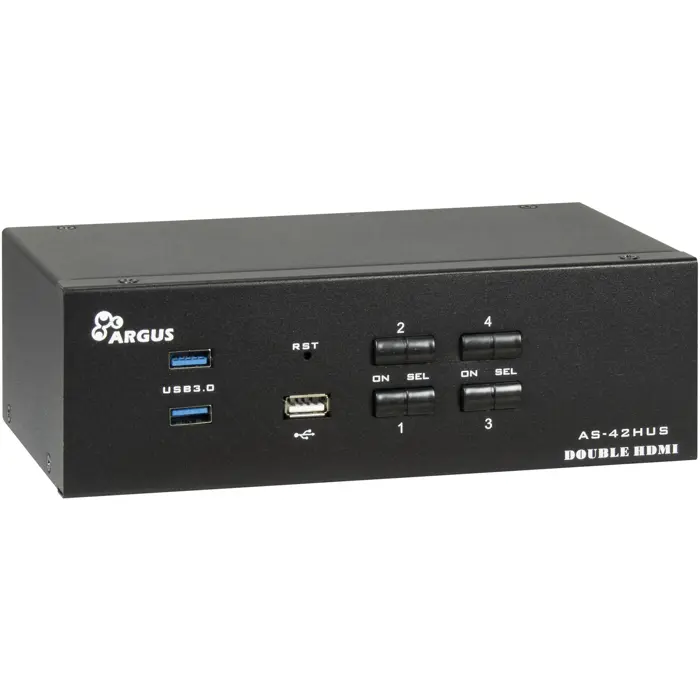 Inter-Tech IPC KVM Switch AS-42HUS, KVM switch