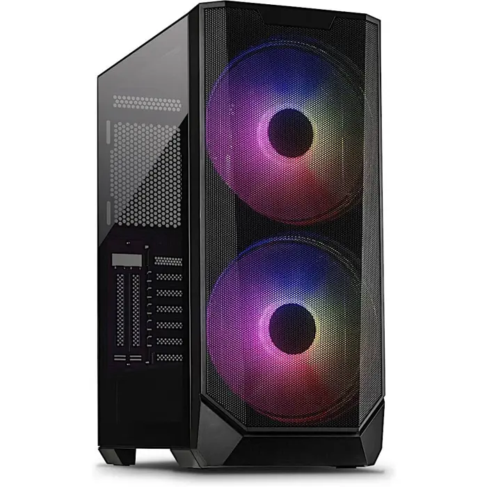 Inter-Tech IT-3503 Airstream, tower case (black, tempered glass)