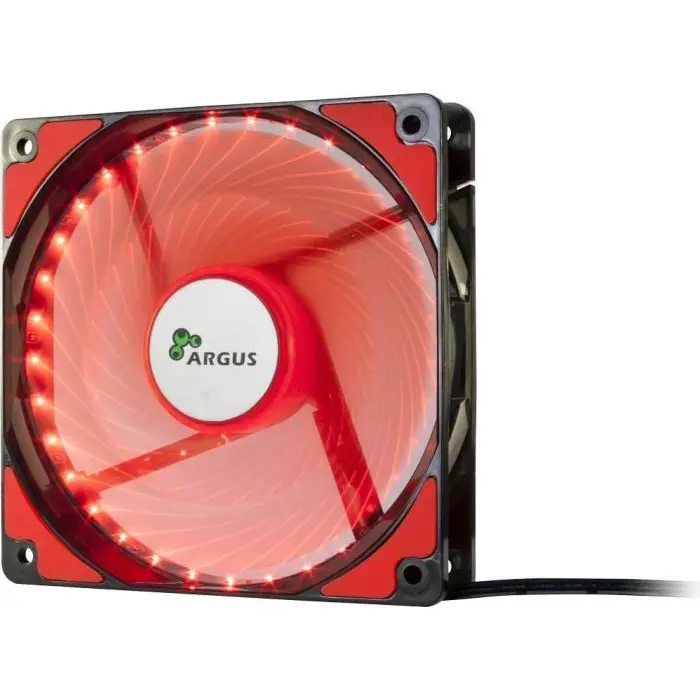 Inter-Tech L-12025 120x120x25mm, case fan (Black / Red)