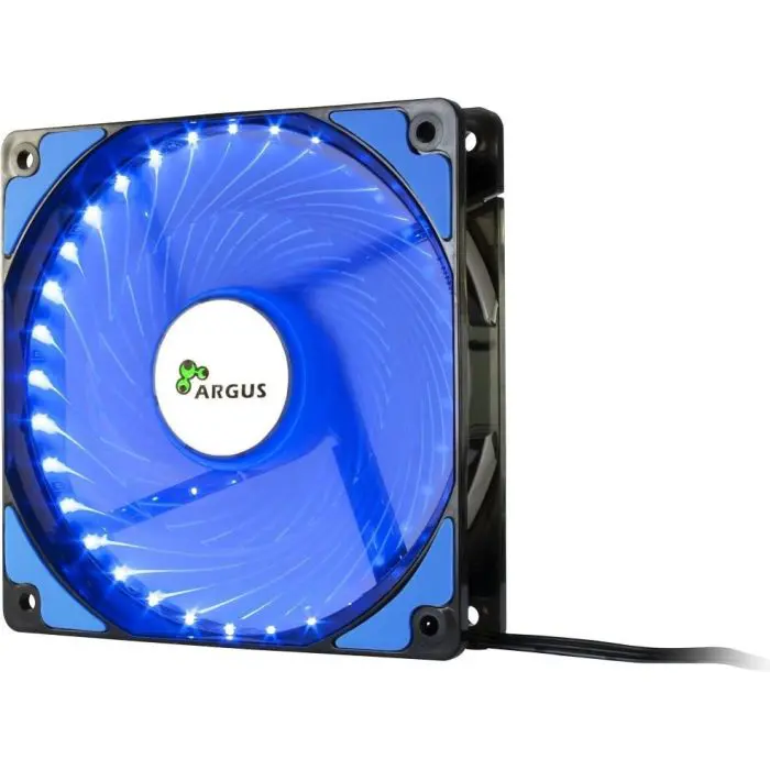 Inter-Tech L-12025 BL blue 120x120x25mm