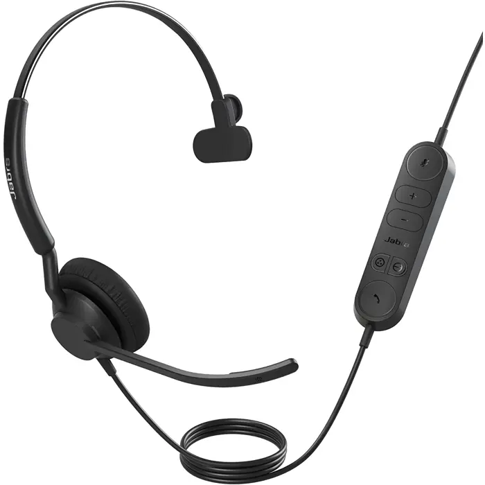 Jabra Engage 40, Headset (black, mono, UC, USB-C, inline link)