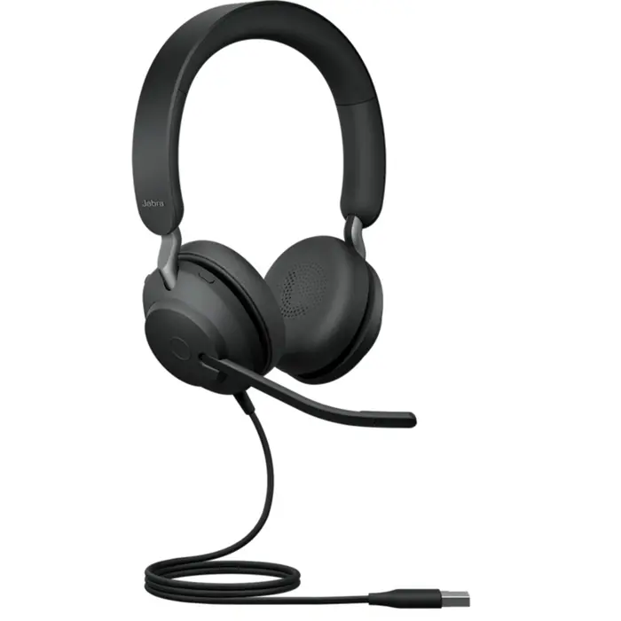 Jabra Evolve2 40 SE, headset (black, stereo, USB-A, UC)