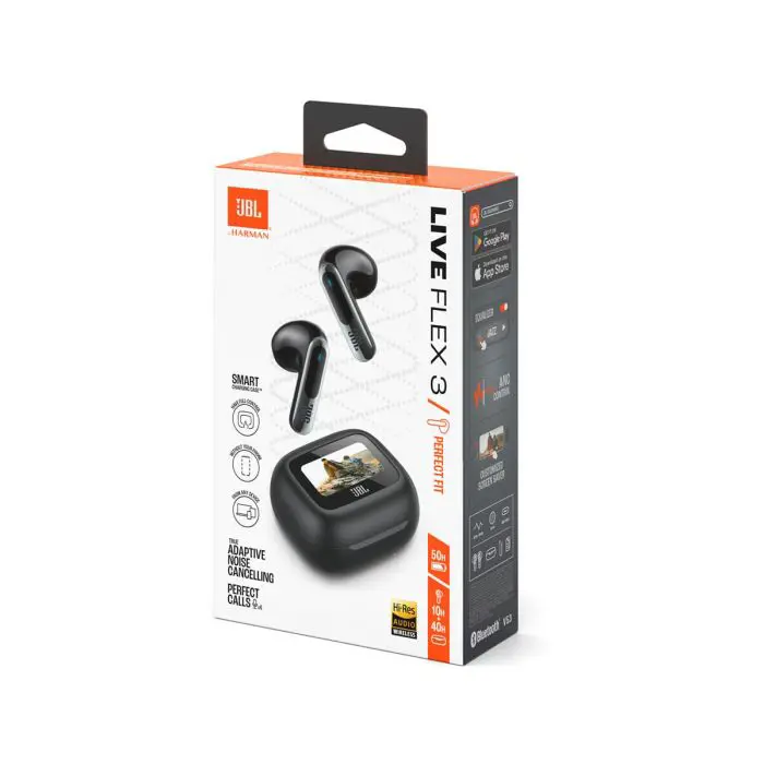 JBL Live Flex 3 wireless headphones with microphone, black