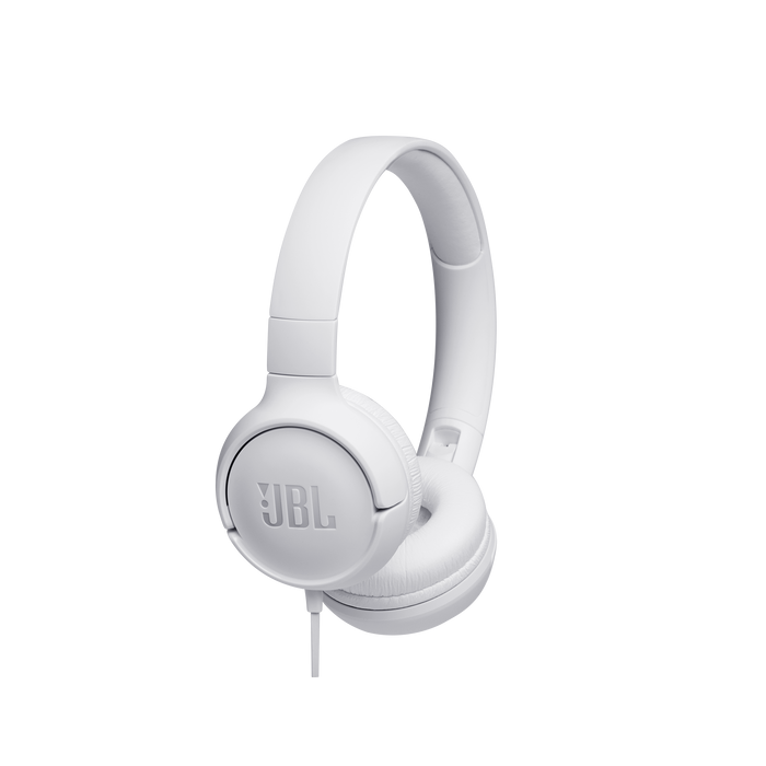 JBL Tune 500 headphones with microphone, white