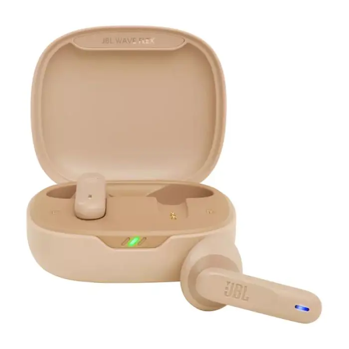 JBL Wave Flex BT5.2 In-ear headphones with microphone, beige