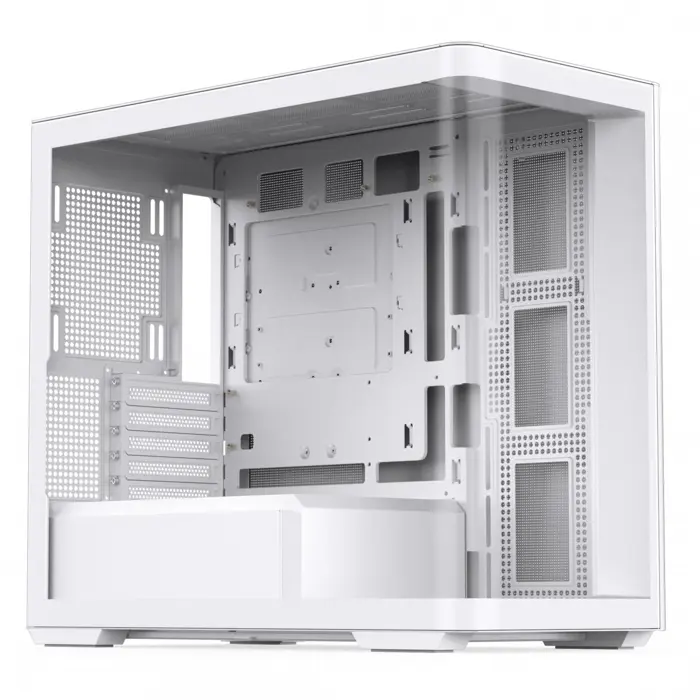 Jonsbo D300 Midi-Tower, 270 degrees, Tempered Glass - white