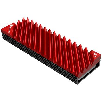 Jonsbo M. 2-3 M.2 SSD Hladnjak - crveni M.2-3 RED