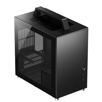 Jonsbo T8 PLUS Mini-ITX case, tempered glass - black