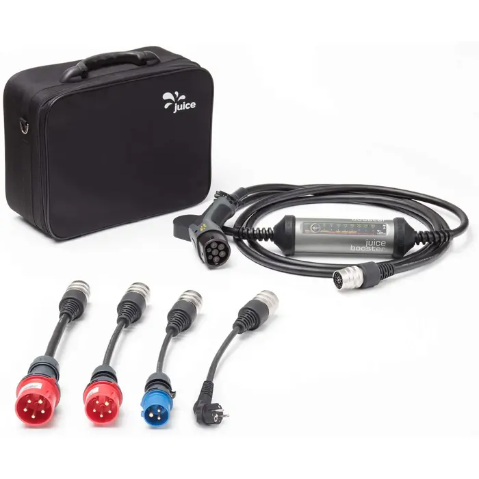 Juice Technology JUICE BOOSTER 2 German Traveler Set, Wallbox (anthracite/black, 1.4 - 22 kW, 3.1 m cable)