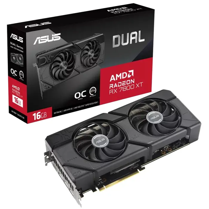 Grafička Asus Dual RX 7800 XT 16GB GDDR6