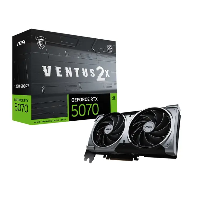 Karta graf. MSI RTX 5070 12G VENTUS 2X OC