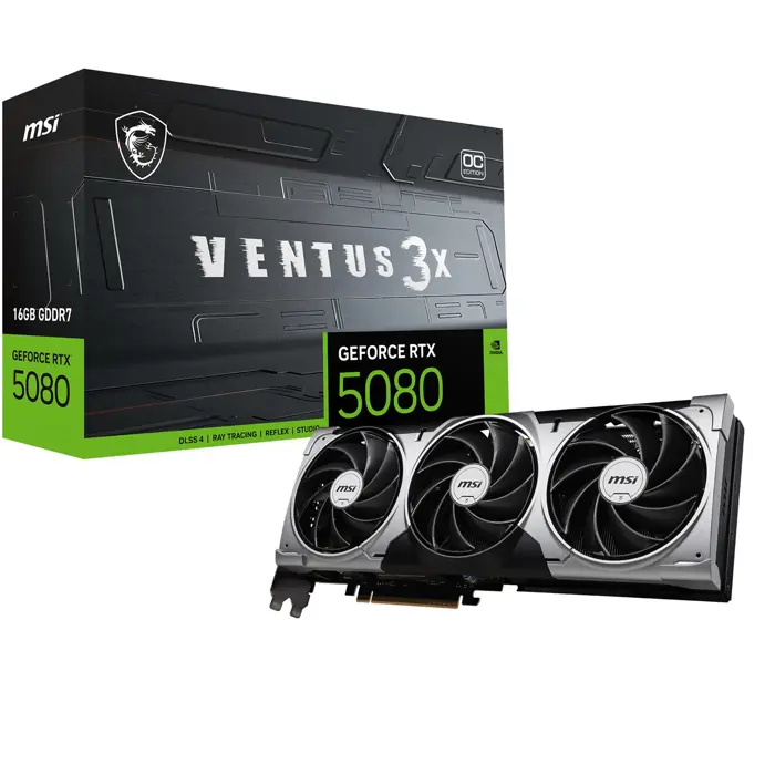 Karta graf. MSI RTX 5080 16G VENTUS 3X OC