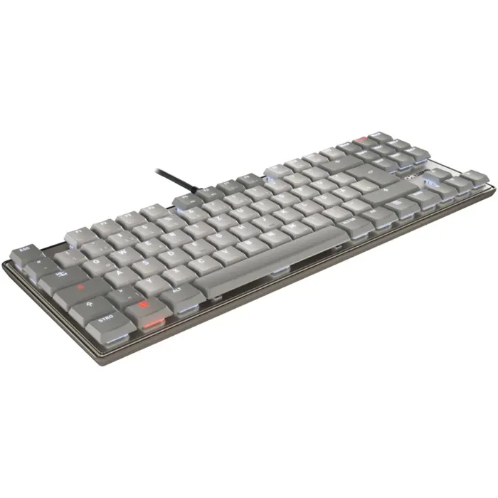 KC 500 MX LP TKL (gray, DE layout, Cherry MX Low Profile 2.0 Ivory)