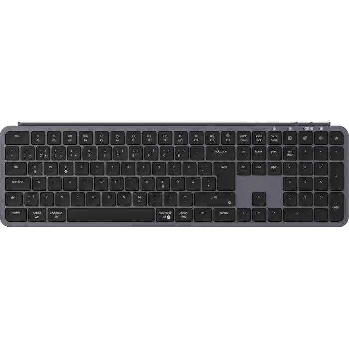 Keychron B6 Pro (gray/black, DE layout, scissor mechanism)