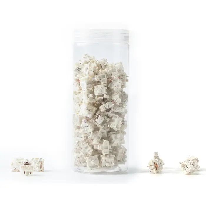 Keychron Gateron G Pro 3.0 White Switch Set (white/transparent, 110 pieces) - DE Layout